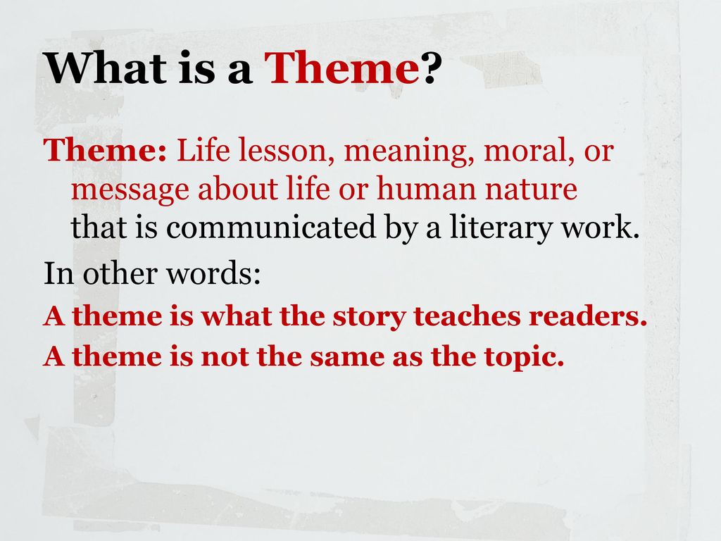 What does theme sales mean